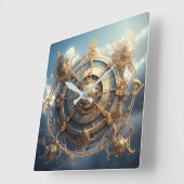 Steampunk Celestial Wall Uhr (Winkel)