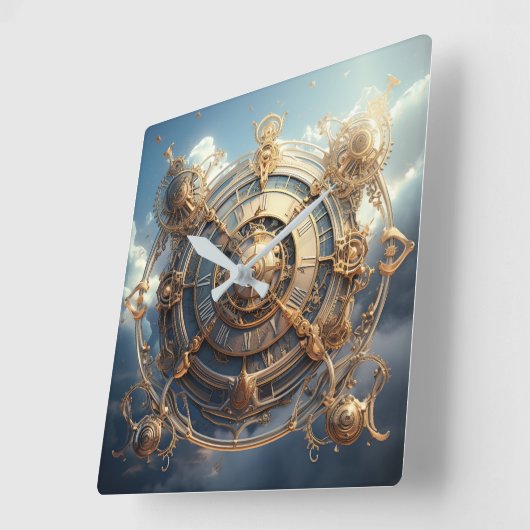 Steampunk Celestial Wall Uhr (Winkel)