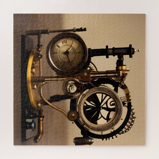 Steampunk Celestitor Disruptor Generator Puzzle (Horizontal)