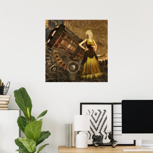 Steampunk - Ceris Telescopic Dreams Poster (Heimbüro)