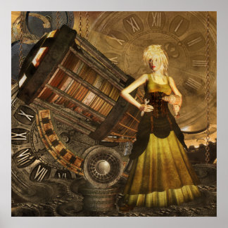 Steampunk - Ceris Telescopic Dreams Poster