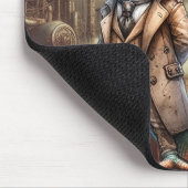 Steampunk Chameleon Mousepad (Ecke)