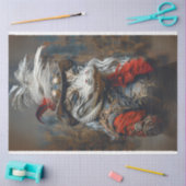 Steampunk Charming Alligator Decoupage Seidenpapier (Basteln)