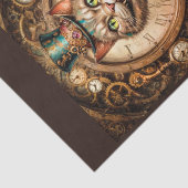 Steampunk Cheshire Cat - Alice im Wunderland Seidenpapier (Ausschnitt)