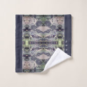 Steampunk&Chic Decay Schriftart Badhandtuch Set (Waschlappen)