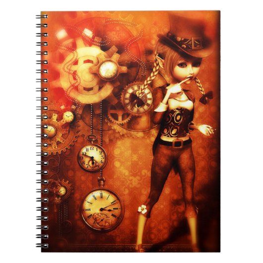 Steampunk Chic Notizblock (Vorderseite)