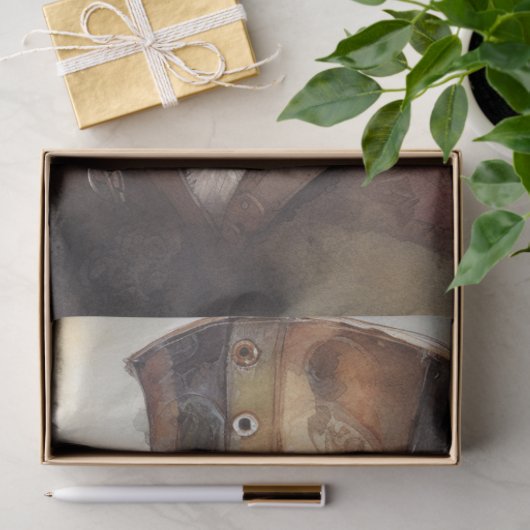 Steampunk Chihuahua 2 Dekoupage Paper Seidenpapier (Geschenk)