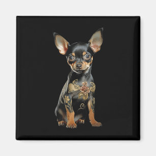 Steampunk Chihuahua Ink That Art Tattoo Artist Pup Magnet
