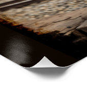 Steampunk Chihuahua und Zug Poster (Ecke)