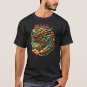Steampunk Chinese New Year Dragon T-Shirt (Vorderseite)
