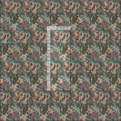 Steampunk-Chintz beige Stoff (Kachel)