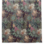 Steampunk Chintz Traube Duschvorhang (Vorderseite)
