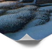 Steampunk Christmas Bus Poster (Ecke)