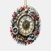 Steampunk Christmas Clock - Victorian Ornament (Rechts)