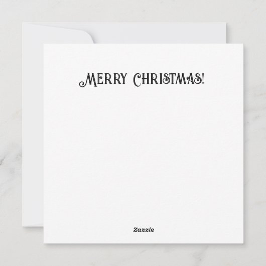 Steampunk Christmas Feiertagskarte (Rückseite)