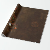 Steampunk Christmas Geschenkpapier (Ungerollt)
