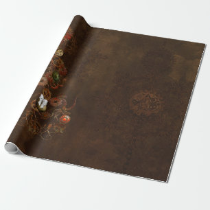 Steampunk Christmas Geschenkpapier