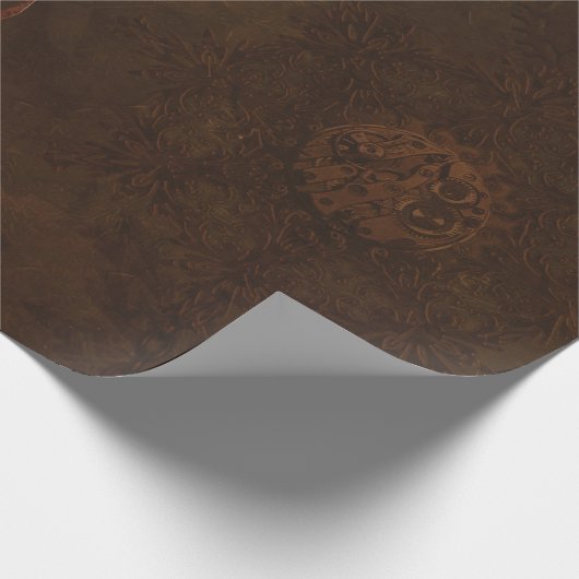 Steampunk Christmas Geschenkpapier (Ecke)