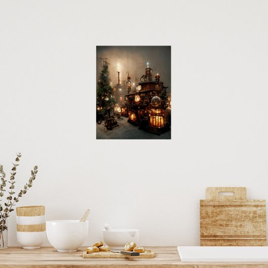 Steampunk Christmas Poster (Küche)