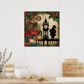 Steampunk Christmas Poster (Küche)