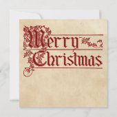 Steampunk Christmas Tree Grußkarte (Rückseite)