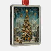 Steampunk Christmas Tree Ornament Aus Metall (Rechts)
