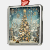 Steampunk Christmas Tree Ornament Aus Metall (Links)