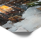 Steampunk Christmas Tree Poster (Ecke)