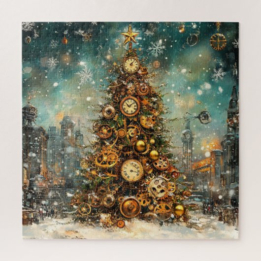 Steampunk Christmas Tree Puzzle (Vertikal)