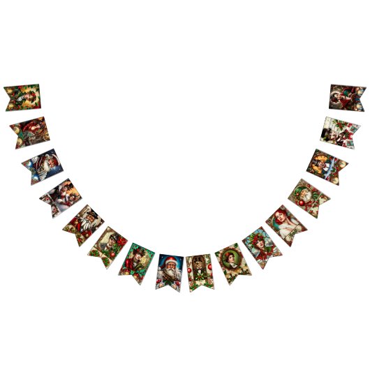 Steampunk Christmas Wimpelkette (Alle)