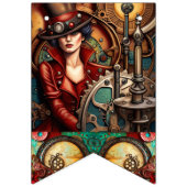 Steampunk Christmas Wimpelkette (Zweite Fahne)