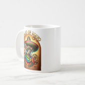 Steampunk Cinco de Mayo Chihuahua Kaffeetasse (Vorderseite Links)
