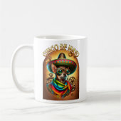 Steampunk Cinco de Mayo Chihuahua Kaffeetasse (Links)
