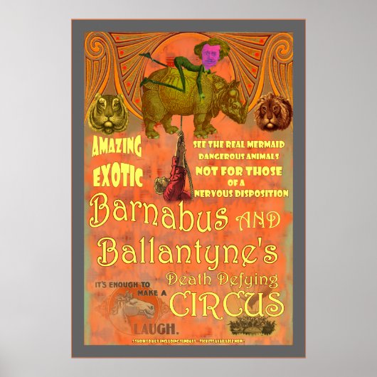 SteamPunk Circus Poster (Vorne)
