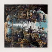 Steampunk City Apartments Puzzle (Horizontal)