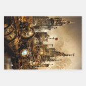 Steampunk City Geschenkpapier Set (Vorderseite 3)
