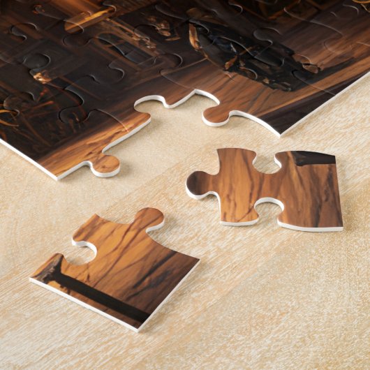 Steampunk City in Twilight Puzzle (Seite)