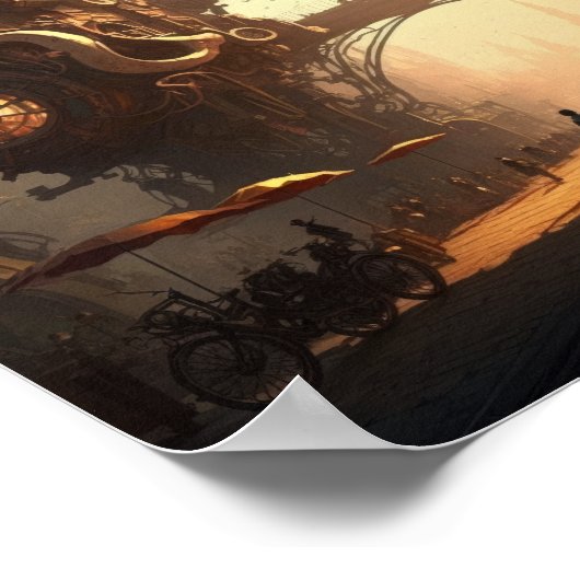 Steampunk City Poster (Ecke)