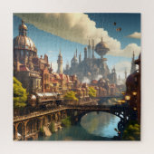 Steampunk City Waterside Puzzle (Vertikal)
