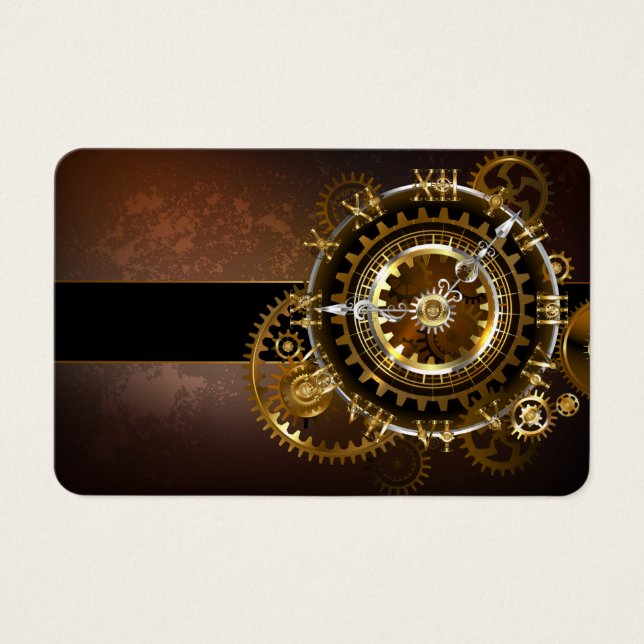 Steampunk clock (Vorderseite)