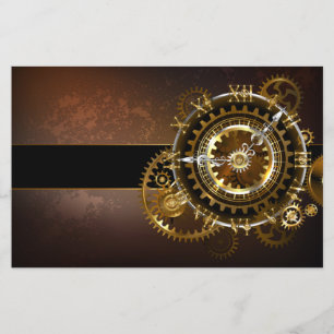 Steampunk clock