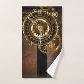 Steampunk clock badhandtuch set (Handtuch)