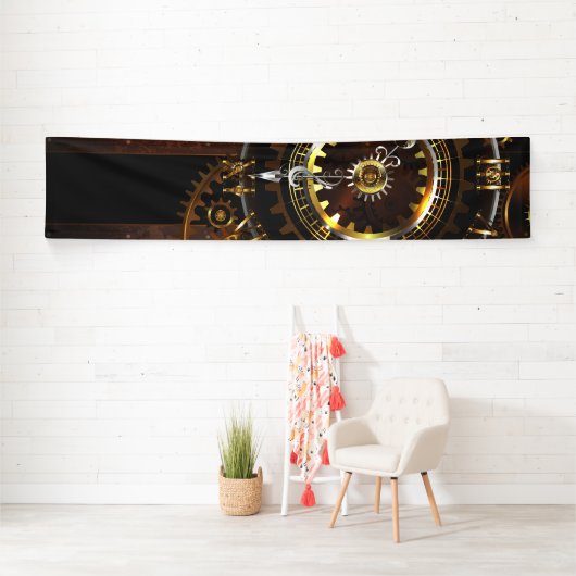 Steampunk clock banner (Insitu)