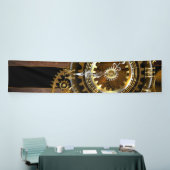 Steampunk clock banner (Messeveranstaltung)
