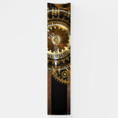 Steampunk clock banner (Vertikal)