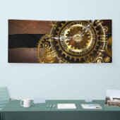Steampunk clock banner (Messe)