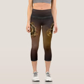 Steampunk clock capri leggings (Vorderseite)