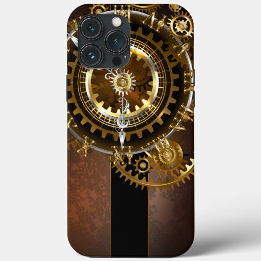 Steampunk clock Case-Mate iPhone hülle (Rückseite)