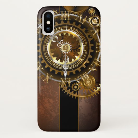 Steampunk clock Case-Mate iPhone hülle (Rückseite)