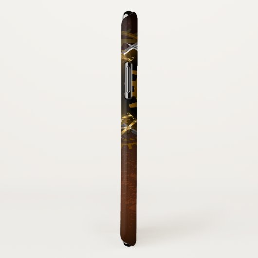 Steampunk clock Case-Mate iPhone hülle (Hinten/Rechts)